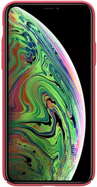 Etui Nillkin Super Frosted Shield Apple iPhone 11 Pro Max (Z wycieciem na logo) Czerwone (NN-SFS-IP11PM/RD) - obraz 2