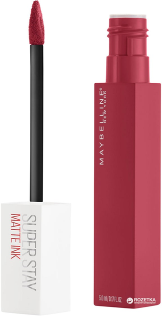 Помада для губ Maybelline New York Super Stay матова Ink 80 Ruler 5 мл (3600531469481) - зображення 3