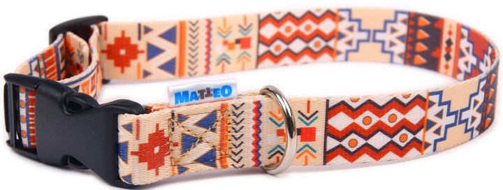 Нашийник для собак MATTEO пластикова пряжка 30 мм 40-70 см Boho (DLPMT1SOS0005) - зображення 3