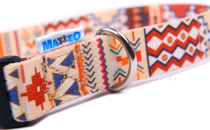Нашийник для собак MATTEO пластикова пряжка 30 мм 40-70 см Boho (DLPMT1SOS0005) - зображення 4