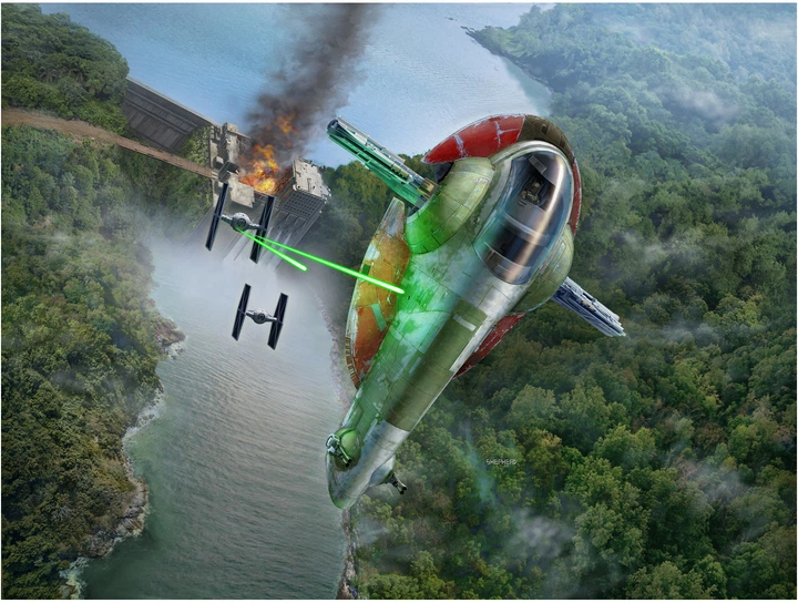 Збірна модель-копія Revell Зореліт Боби Фетта Рівень 1:88 (4009803067858) - зображення 10
