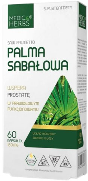 Харчова добавка Medica Herbs Sabałowa пальма 60 капсул (5907622656606) - зображення 1