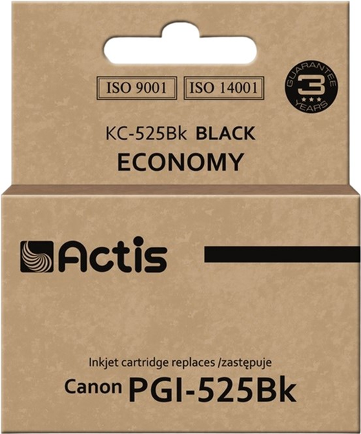 Tusz ACTIS do Canon PGI-525GBK Black (KC-525Bk) - obraz 1