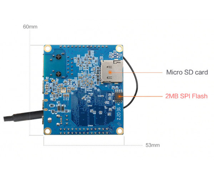 Одноплатний комп'ютер Orange Pi Zero 2 H616 64bit 1ГБ - изображение 3
