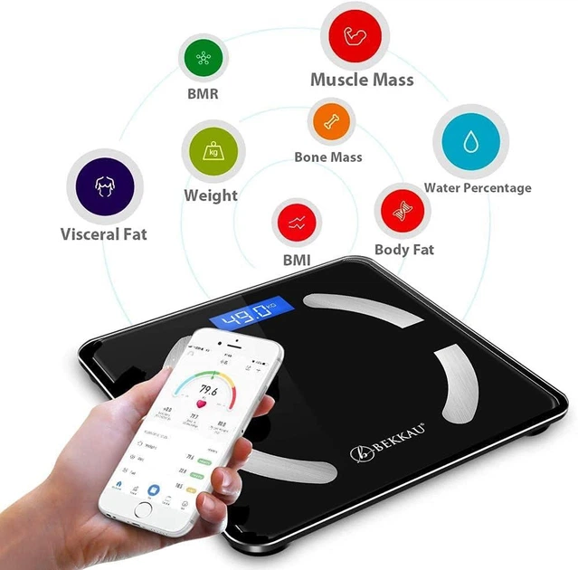Смарт весы Bekkau Smart Scale Bluetooth Black - изображение 4