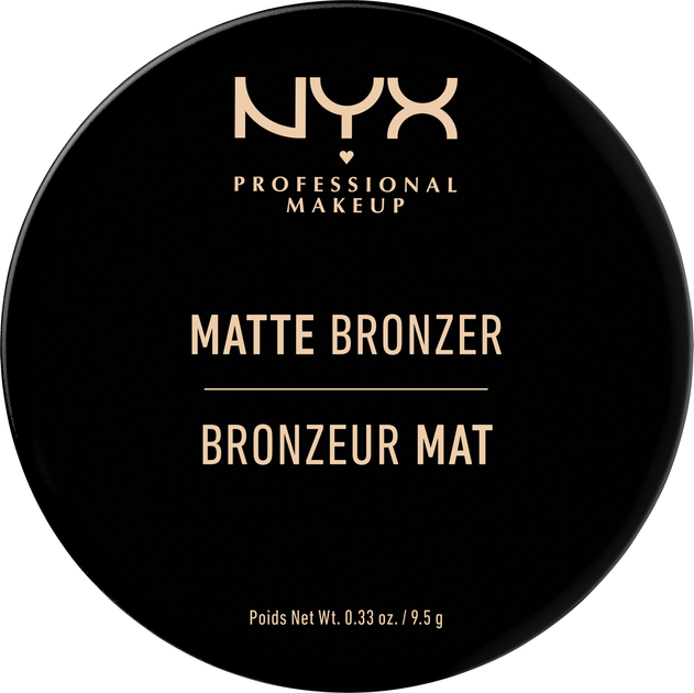 Bronzer do twarzy i ciała NYX Professional Makeup Matte Bronzer matujący MBB01 - Light 9,5 g (0800897809058) - obraz 1