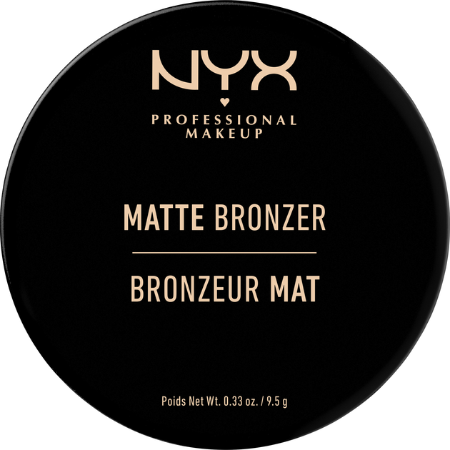 Bronzer do twarzy i ciała NYX Professional Makeup Matte Bronzer matujący MBB01 - Light 9,5 g (0800897809058) - obraz 1