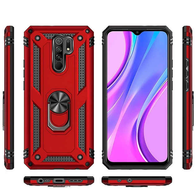 Чехол Shield для Xiaomi Redmi 9 бронированный бампер Red - Фото 2 Чехол Shield для Xiaomi Redmi 9 бронированный бампер Red - изображение 2