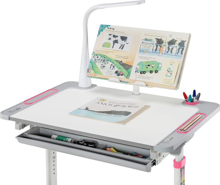 Комплект меблів Cubby парта + стілець трансформери Lupin Pink (Lupin pink KIDS FURNITURE) - зображення 5
