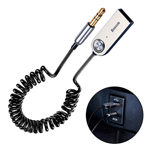 Bluetooth адаптер Baseus BA01 Bluetooth USB to AUX cable - изображение 5