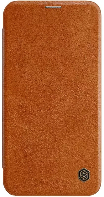 Etui Nillkin Qin Leather Apple iPhone 12/12 Pro Brazowe (NN-QLC-IP12/BN) - obraz 2