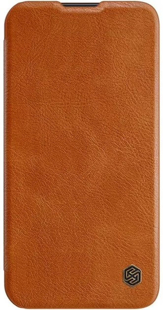 Etui Nillkin Qin Pro Leather Apple iPhone 13 Pro Max Brazowe (NN-QPL-IP13PM/BN) - obraz 2