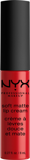 Szminka w płynie NYX Professional Makeup Soft Matte Lip Cream 01 Amsterdam (800897142827) - obraz 1