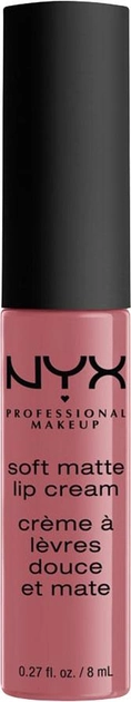 Szminka w płynie NYX Professional Makeup Soft Matte Lip Cream 19 Cannes (800897829971) - obraz 1
