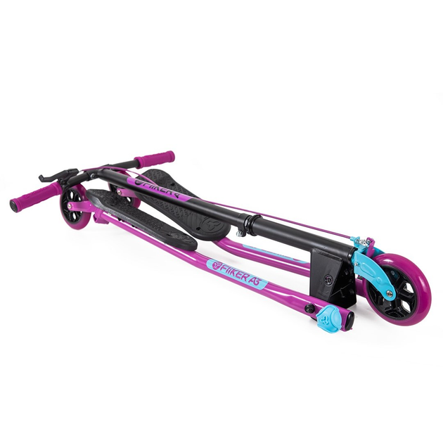 Hulajnoga dziecięca Yvolution Fliker Air A3 Fioletowo-niebieska (816661026927) - obraz 6