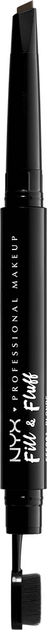 Олівець-помада для брів NYX Professional Makeup Fill & Fluff Eybrw Pmd Pncl 07 Espresso 0.2 г (800897188078) - зображення 1