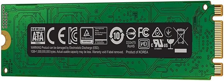SSD диск Samsung 860 Evo-Series 500GB M.2 SATA III V-NAND 3bit MLC