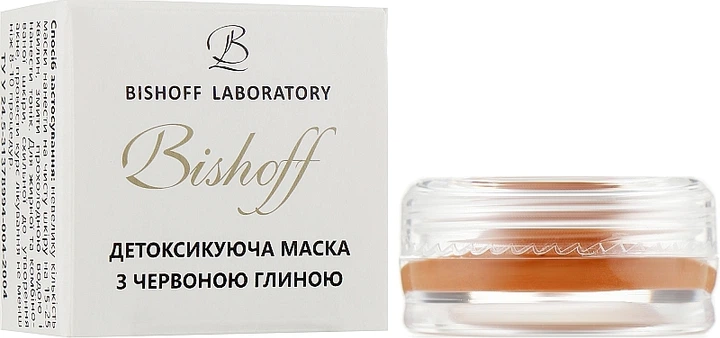 Детоксикувальна маска з червоною глиною - Bishoff (пробник) 2.5ml (2.5ml) (947673-1205928-2) - Фото 1 Детоксикувальна маска з червоною глиною - Bishoff (пробник) 2.5ml (2.5ml) (947673-1205928-2) - зображення 1