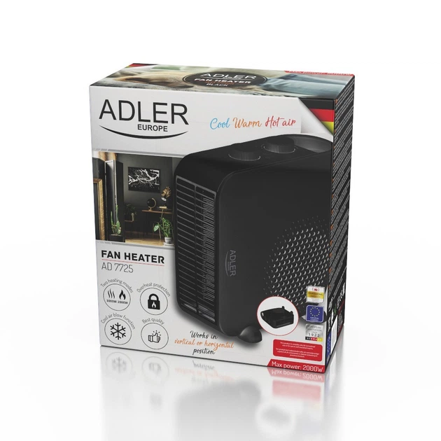 Тепловентилятор Adler AD 7725b - изображение 11