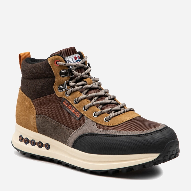 Buty trekkingowe męskie Napapijri Man Suede/Nylon Outdoor NP0A4H6M-WA1 44 Brązowe (196011570004) - obraz 3