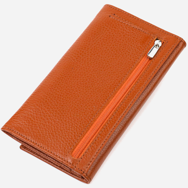 Кошелек женский кожаный для карточек Canpellini leather-21829 Коричневый - изображение 2