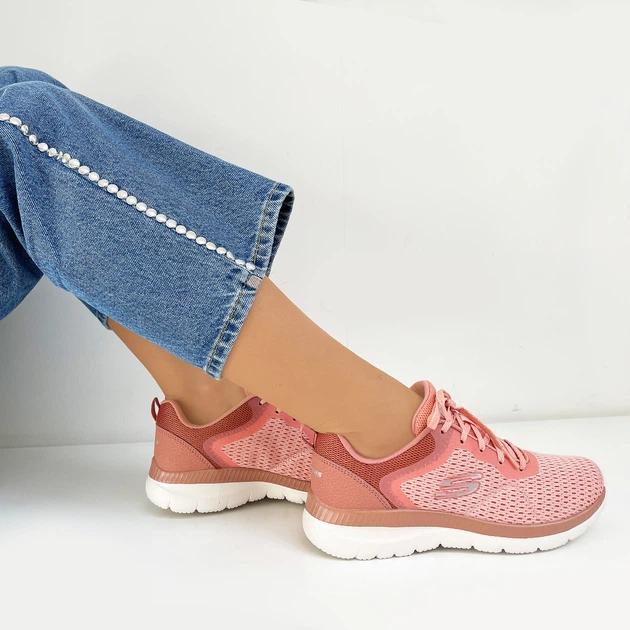 Buty sportowe damskie z siatki Skechers 12607-ROS 40 (10US) 27 cm Różowe (193642598636) - obraz 2