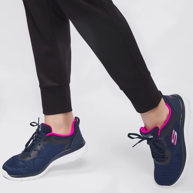 Buty na siłownię damskie Skechers Bountiful - Quick Path 12607-NVHP 37 (7US) 24 cm Ciemnogranatowe (194428108674) - obraz 2