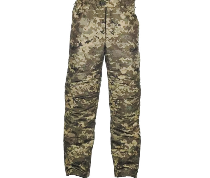 Тактичні зимові утеплені військові штани РХ5 Rip Stop 58 Піксель - зображення 1