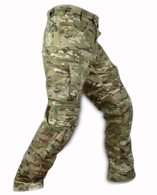 Тактичні штани з наколінниками ASAЕ Greta 62 Мультикам - зображення 2