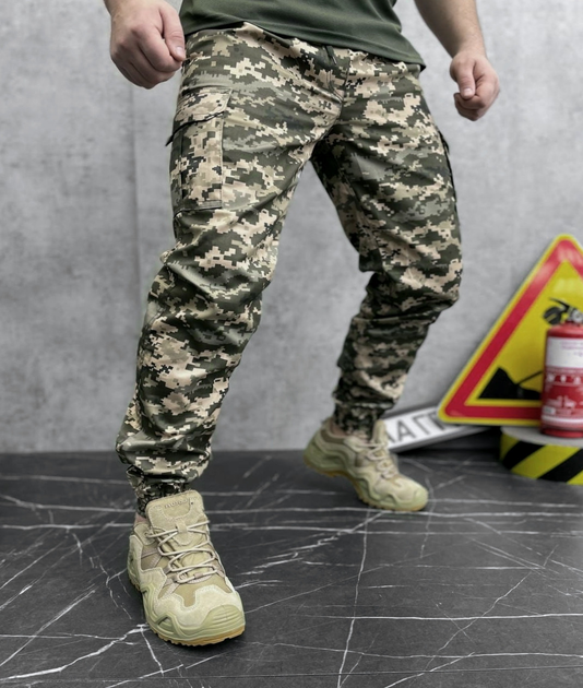 Тактичні штурмові армійські штани Rip Stop 50 Піксель - зображення 1
