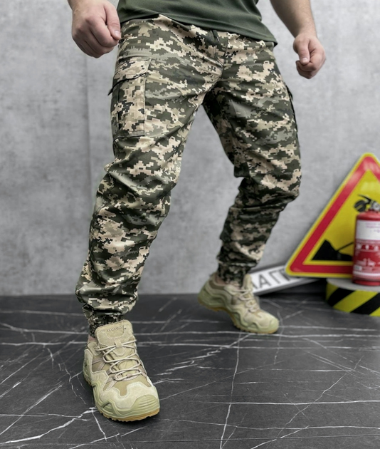 Тактические штурмовые армейские штаны Rip Stop 62 Пиксель - изображение 1