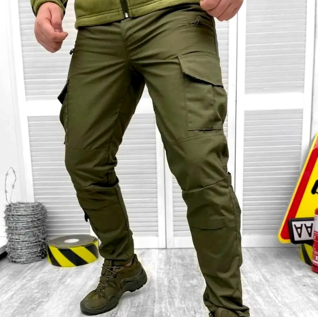 Тактические брюки НГУ Rip Stop 62 Олива - изображение 2