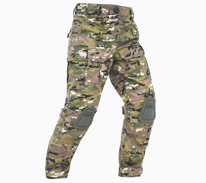 Тактические штаны с наколенниками ASAF Rip Stop 48 Мультикам - изображение 1