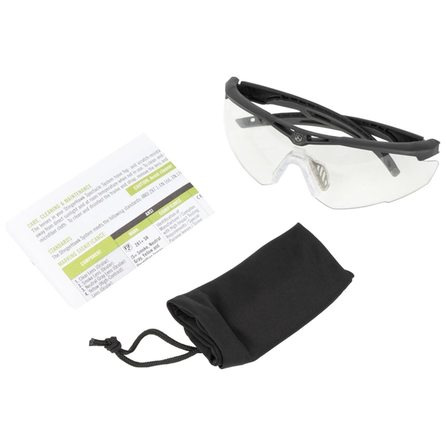 Баллистические очки Revision StingerHawk с прозрачной линзой Черный 2000000130835 - изображение 1