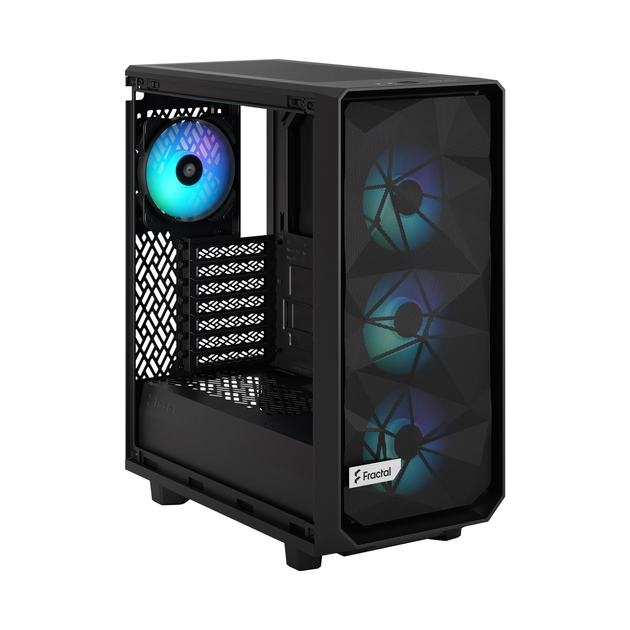Корпус Fractal Design Meshify 2 Compact Lite RGB Black TG Light Tint (FD-C-MEL2C-05) - изображение 9