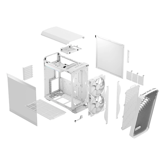Obudowa Fractal Design Torrent Compact White RGB TG Clear Tint (FD-C-TOR1C-05) - Zdjęcie 18 Obudowa Fractal Design Torrent Compact White RGB TG Clear Tint (FD-C-TOR1C-05) - obraz 18