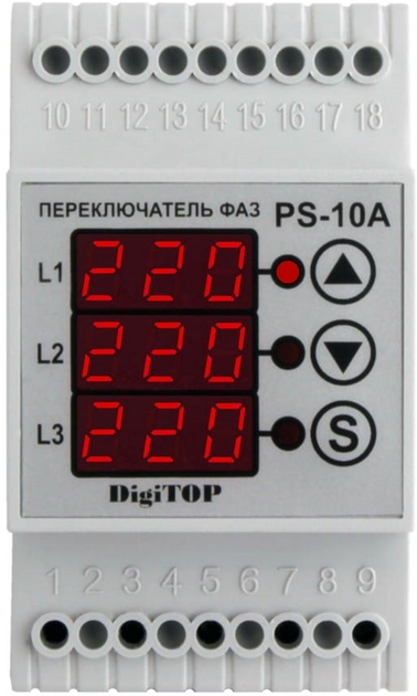Перемикач фаз DigiTOP PS-10A - зображення 2