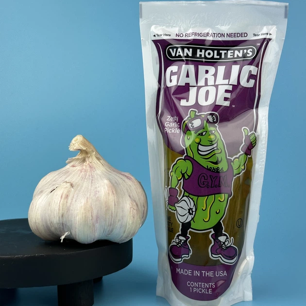 Огірок Van Holten's Garlic Joe Pickle 196 г ROZETKA Купити Огірок