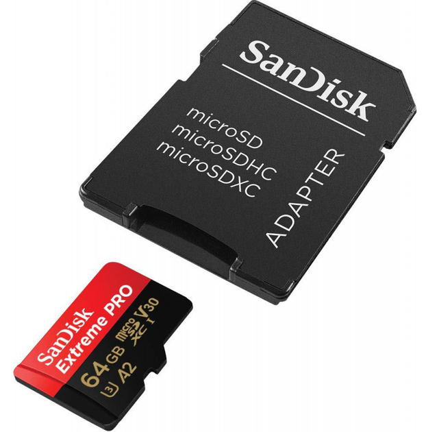 Карта памяти для смартфонов SanDisk 64GB SDXC C10 UHS-I U3 R170/W90MB/s ...