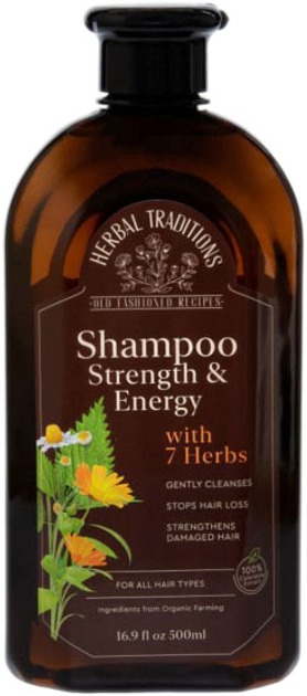 Шампунь для волосся Herbal Traditions 7 трав 500 мл (4779049681193) - зображення 1