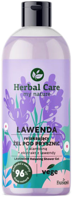 Herbal Care Lawenda Żel pod prysznic 500 ml (5900117979945) - obraz 1