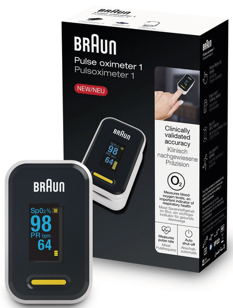 Пульсоксиметр Braun YK-81CEU - зображення 3