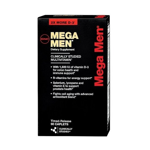 Вітамінно мінеральний комплекс для спорту Gnc Mega Men 90 Caplets