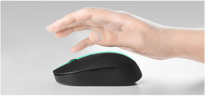 Mysz Xiaomi Mi Dual Mode Wireless Silent Edition Black (HLK4041GL) - obraz 6