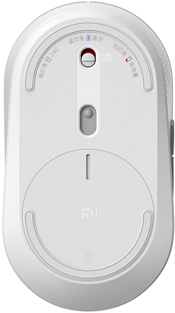 Mysz Xiaomi Mi Dual Mode Wireless Mouse Silent Edition White (HLK4040GL) - obraz 4