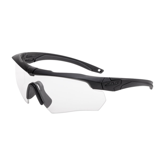 Баллистические, тактические очки ESS Crossbow One с линзой Clear 10% затемнения. Цвет оправы: Черный. - изображение 1