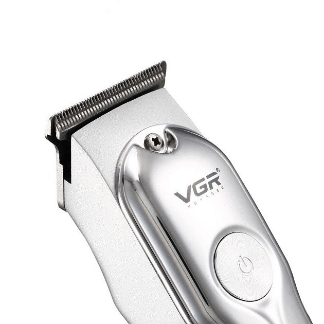 Машинка для стрижки волос аккумуляторная VGR V-071 триммер для бороды и усов - изображение 4