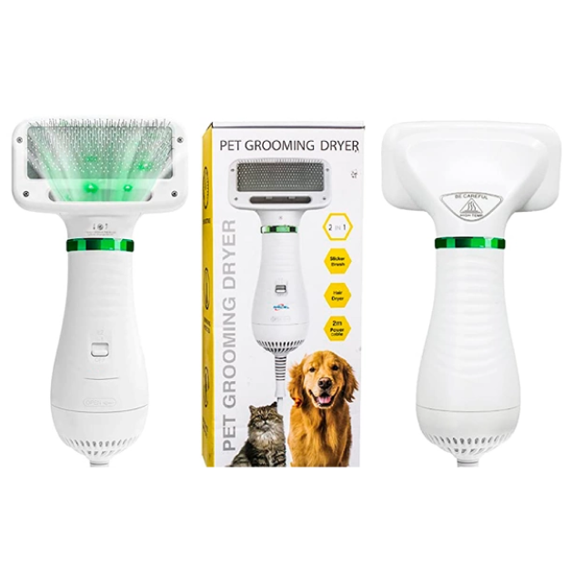 Расческа фен для животных собак и кошек 2в1 PET Grooming Dryer WN-10 массажер расческа для груминга животных - изображение 5
