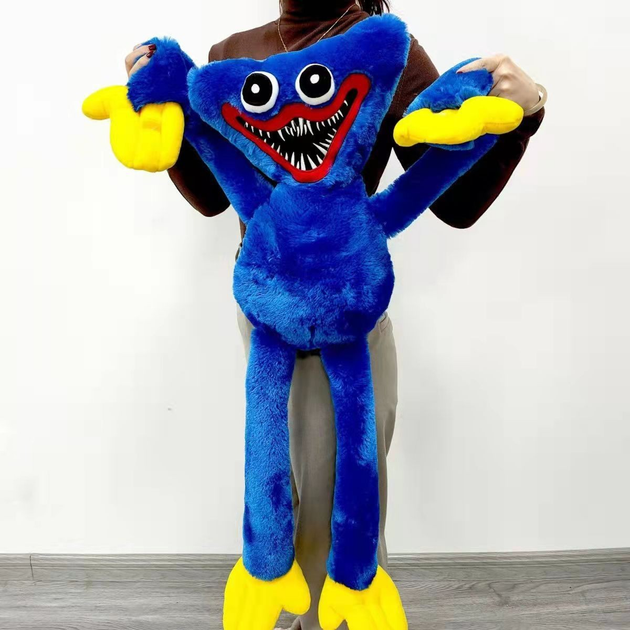 Мягкая игрушка Хаги Ваги (Huggy Wuggy) 100 см Синий (sv2247bl) – фото ...