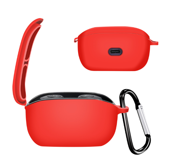 Чохол-накладка DK Silicone Candy Friendly з карабіном для JBL Wave 100 (red) - зображення 2